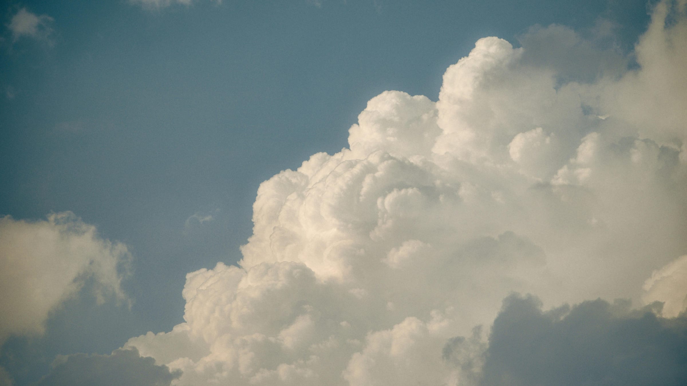 Sky and clouds over Botswana